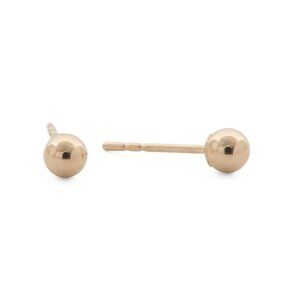 Cote D'or Gold Made In The Usa 14kt Gold Ball Stud Earrings